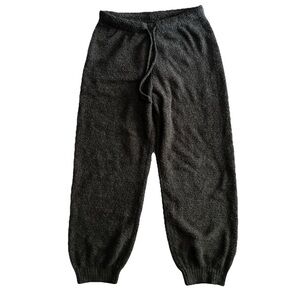 Uniqlo Black Soft Teddy Fleece Jogger Sweatpants